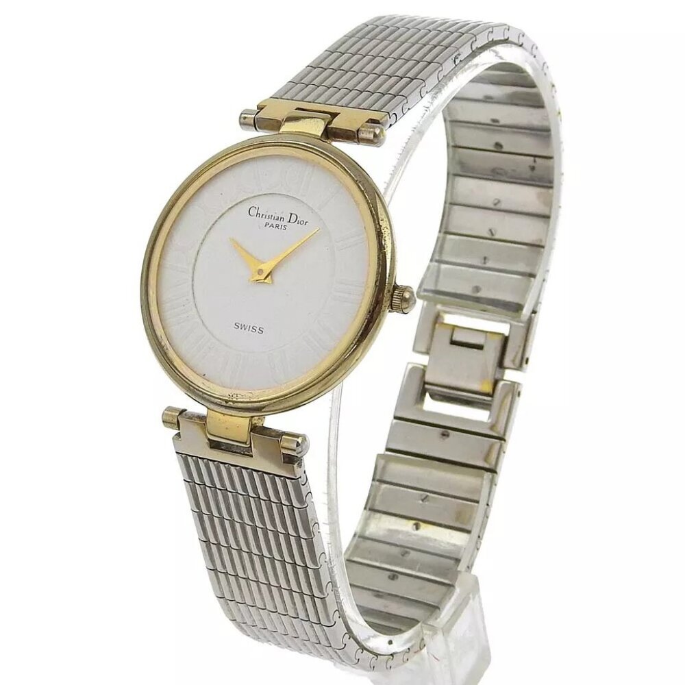 Dior Watches WhiteDial Stainless Steel/Plated Gold Quartz Analog d... - Picture 2 of 8